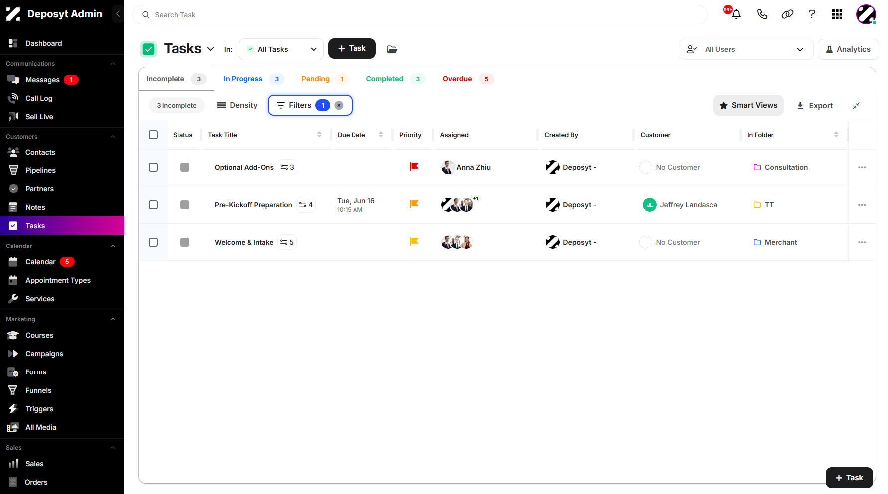 Step 11: Click on Smart Views to proceed.