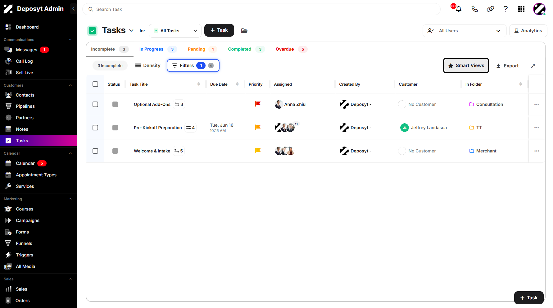 Step 11: Click on Smart Views to proceed.