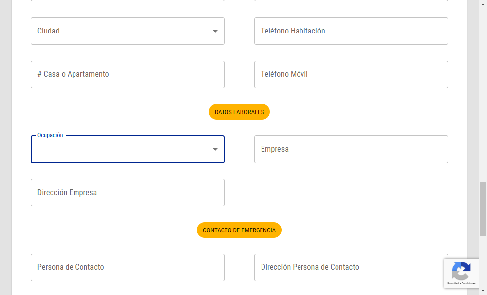 Escribe el nombre de la Empresa para la cual trabajas