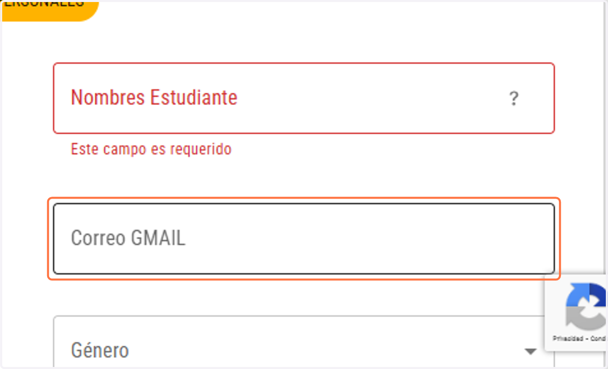 Escribe una dirección de correo electrónico Gmail
