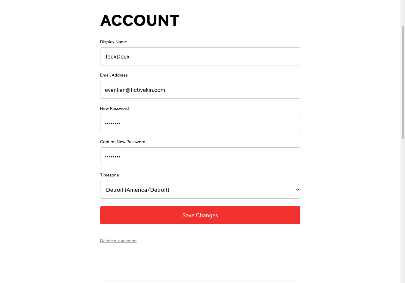 Click 'Save Changes'