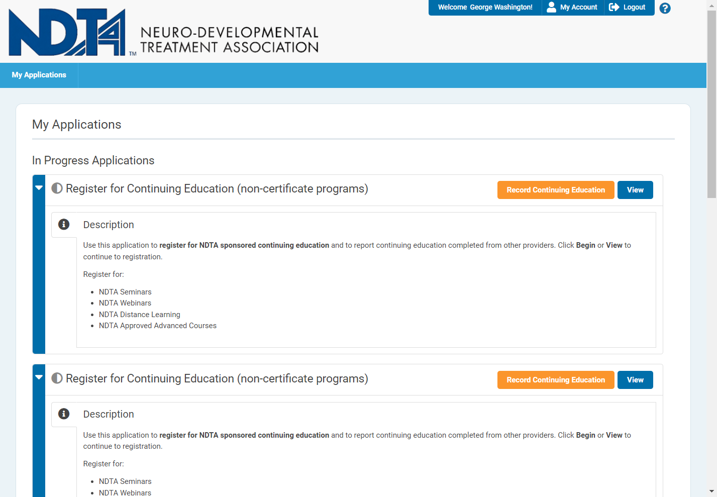 Please be sure to enter your credits in your Continuing Education application