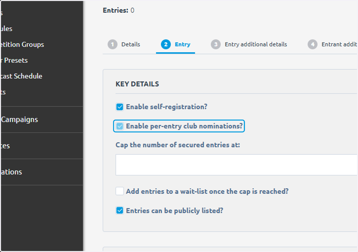 Check Enable per-entry club nominations?