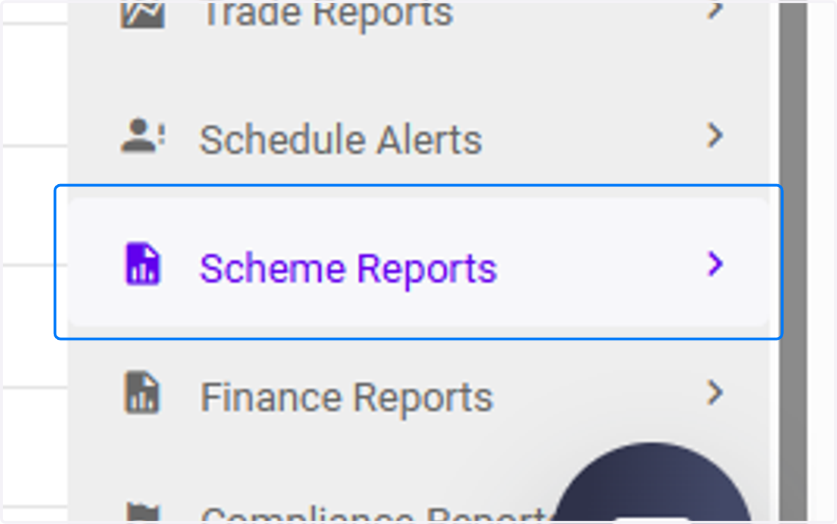 Click on Scheme Reports