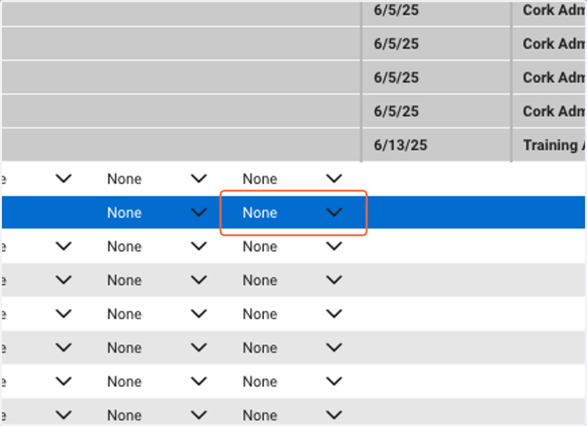 Select "All" for Close Service Tickets Inquire Level