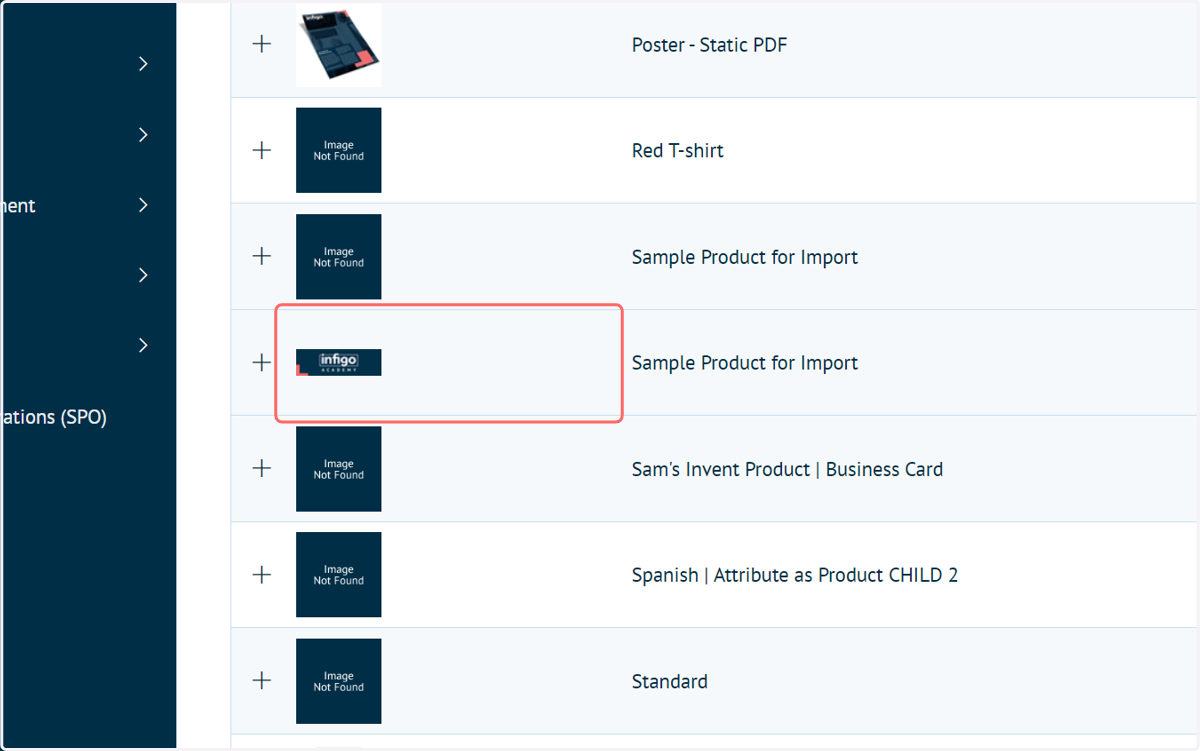 Products will be updated or created with the image and attribute data included