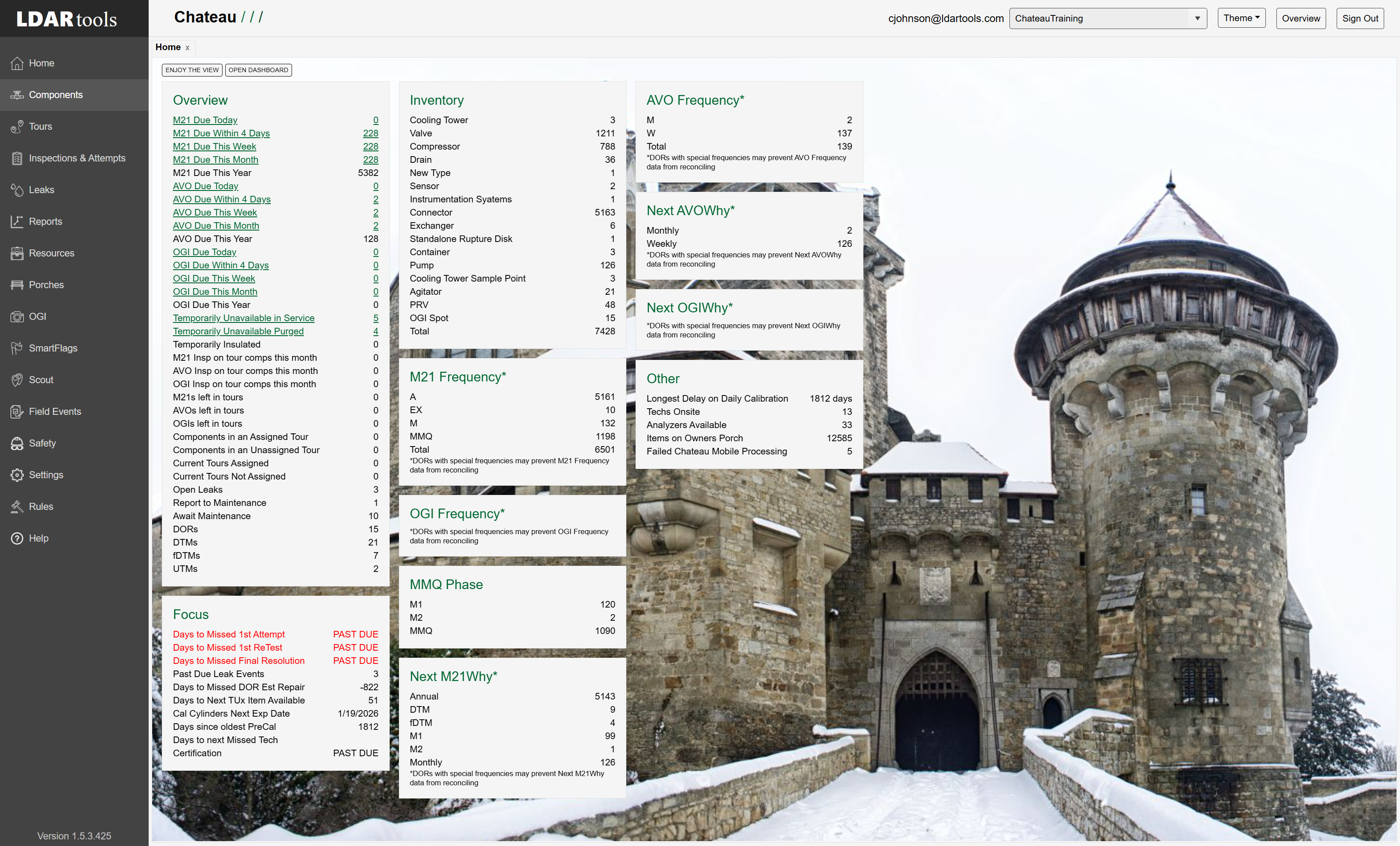 Click on Components