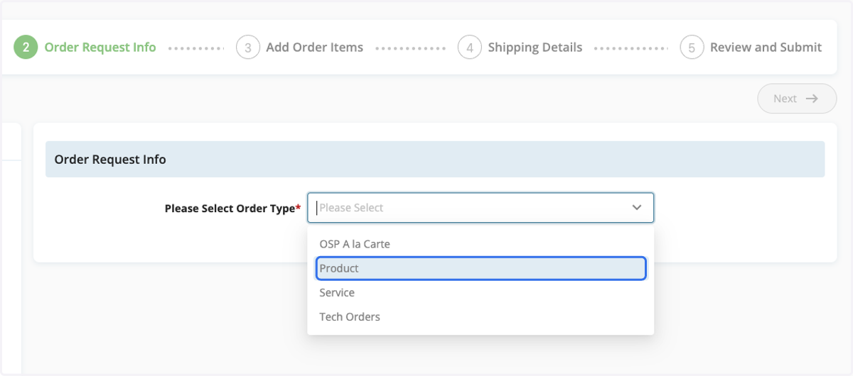 Select Product