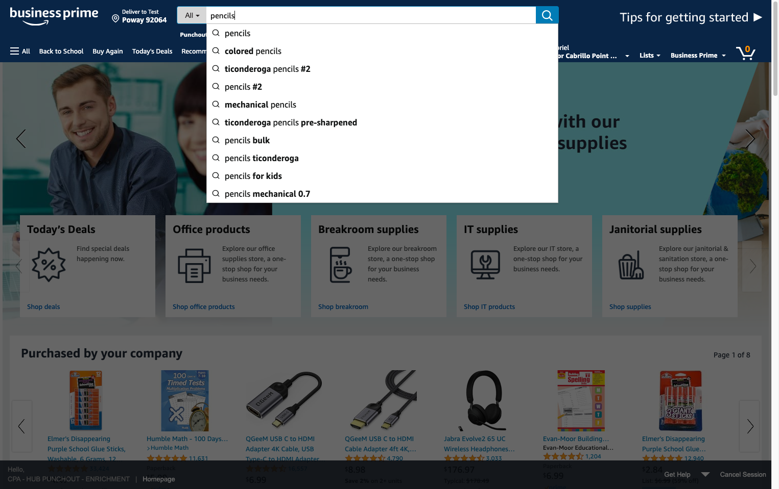 Search for Items