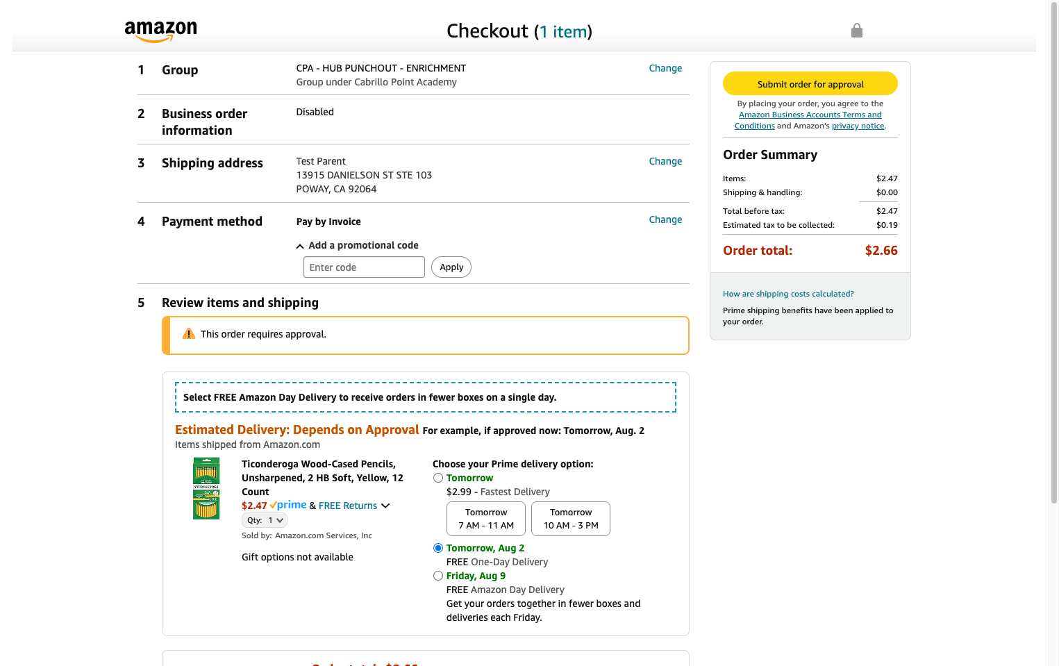 Review Order Details