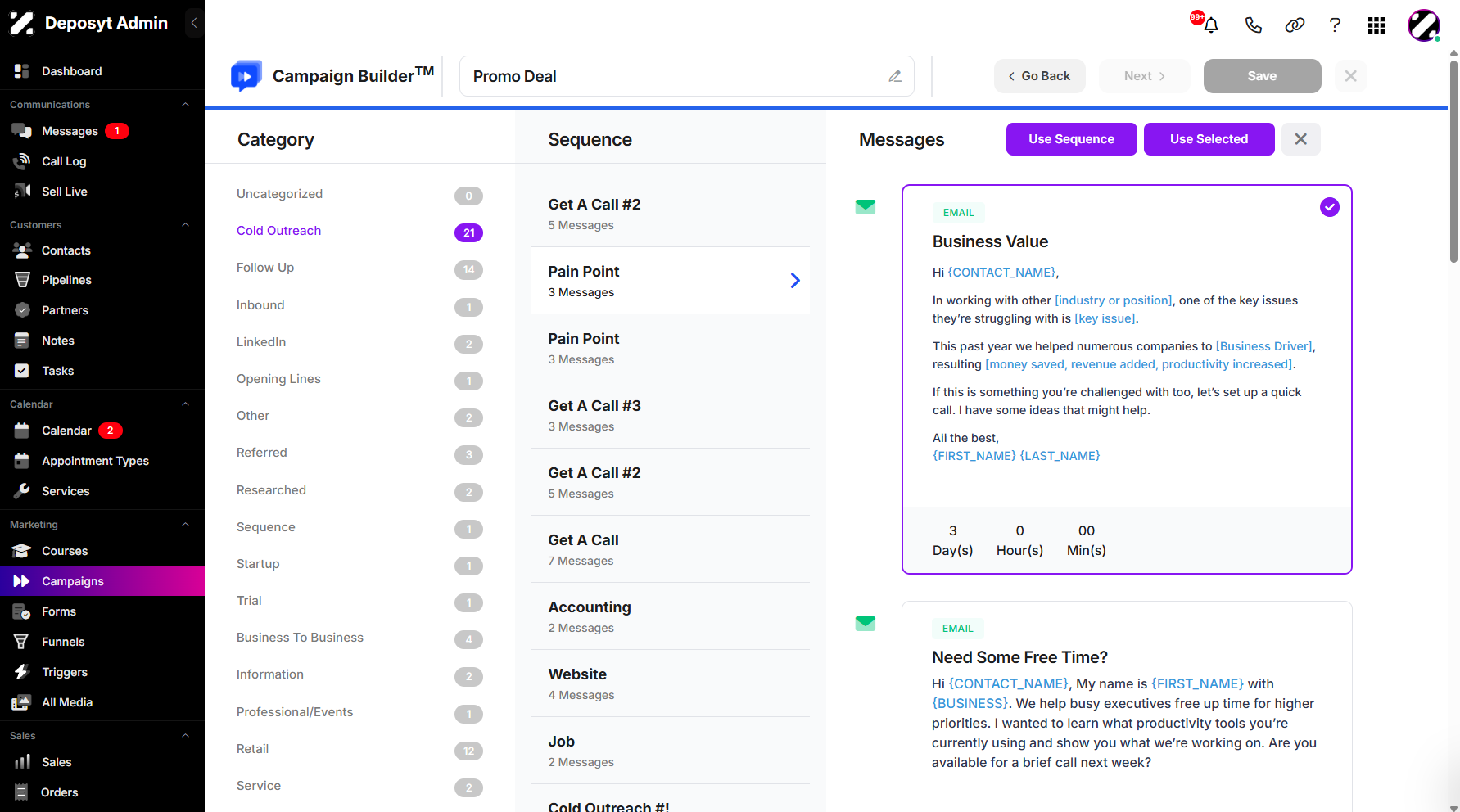 Step 11: Once you’ve decided, click Use Selected to proceed.