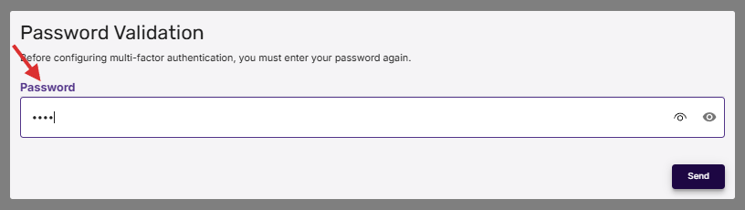 Click on Send