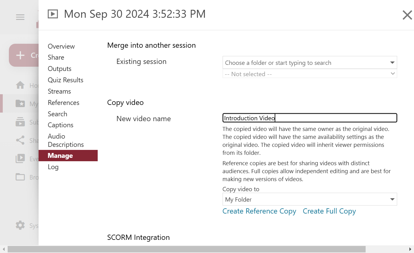 Optional: Give the video a new title.