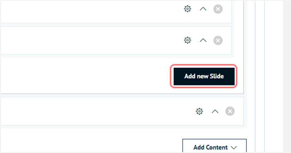 Click on Add new Slide