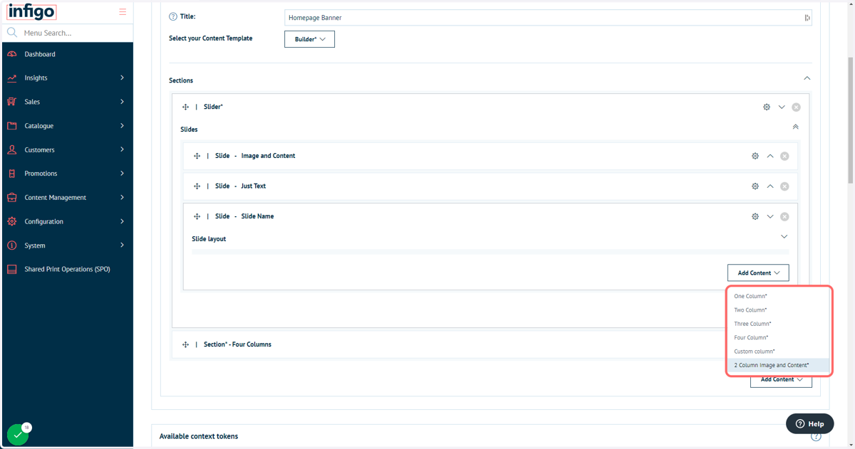 Select the slide layout you wish to add