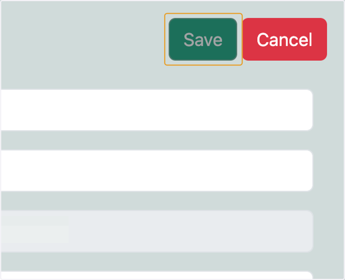Click on Save