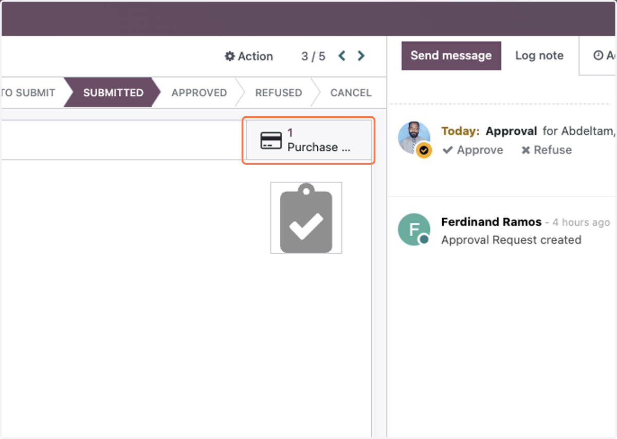 Review the Approval Document