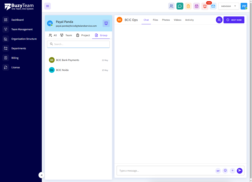The search bar allows users to quickly locate: