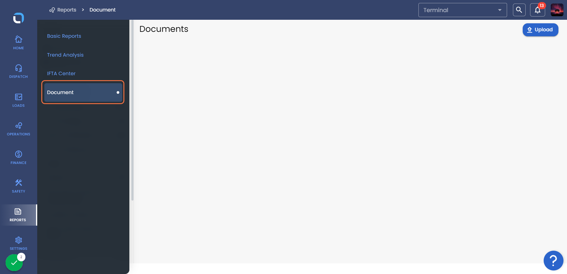 Click on Document