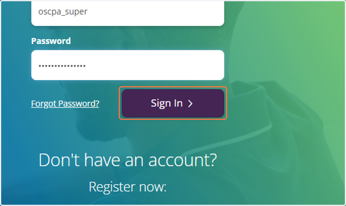Click on Sign In