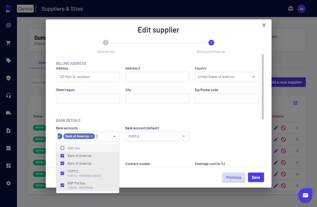 You can view the complete list and select what you want to keep
