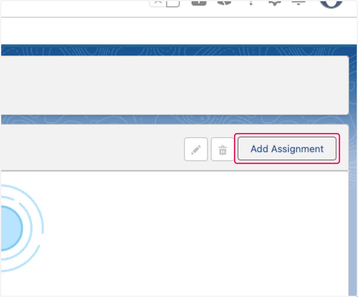 Click on Add Assignment