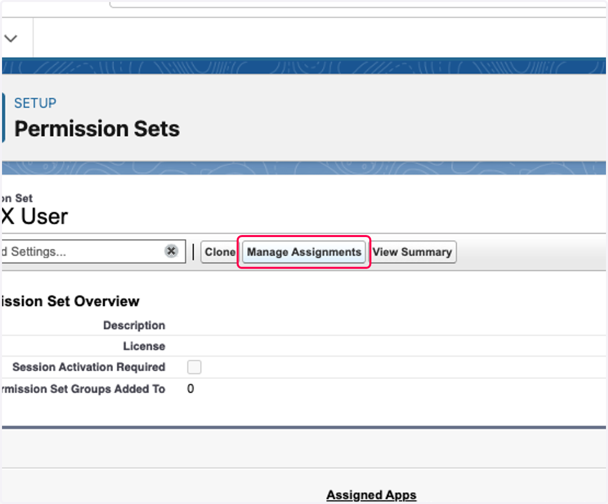 Click on Manage Assignments