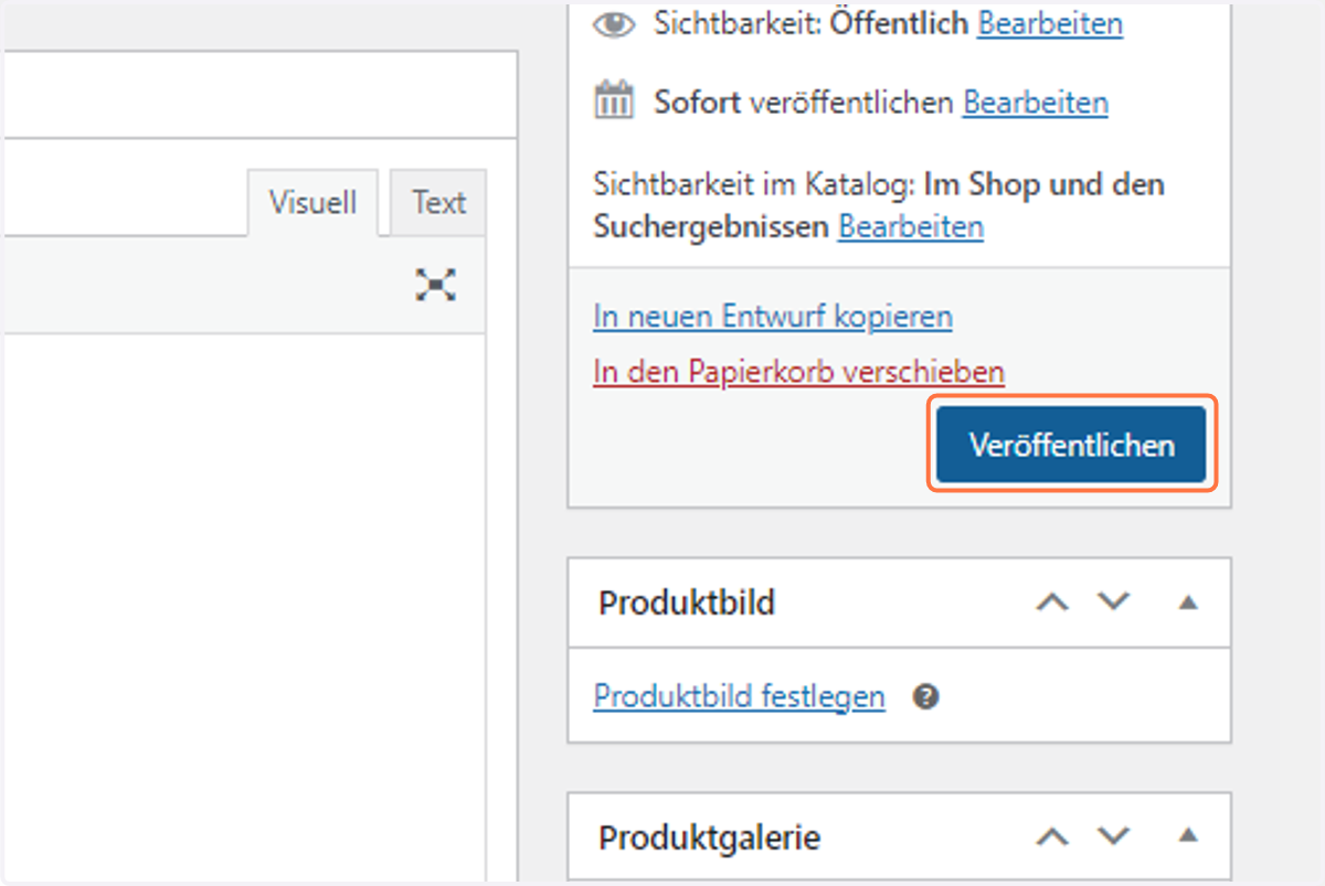 Then Click on publish