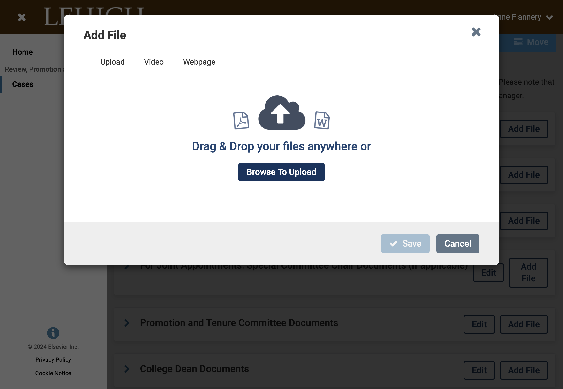 Click on Browse To Upload