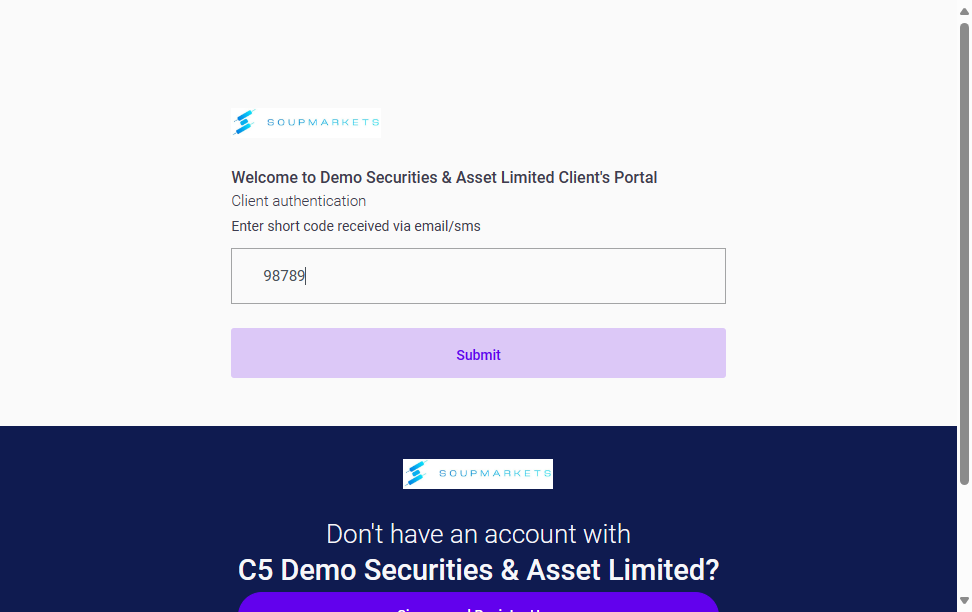 Input Verification Code