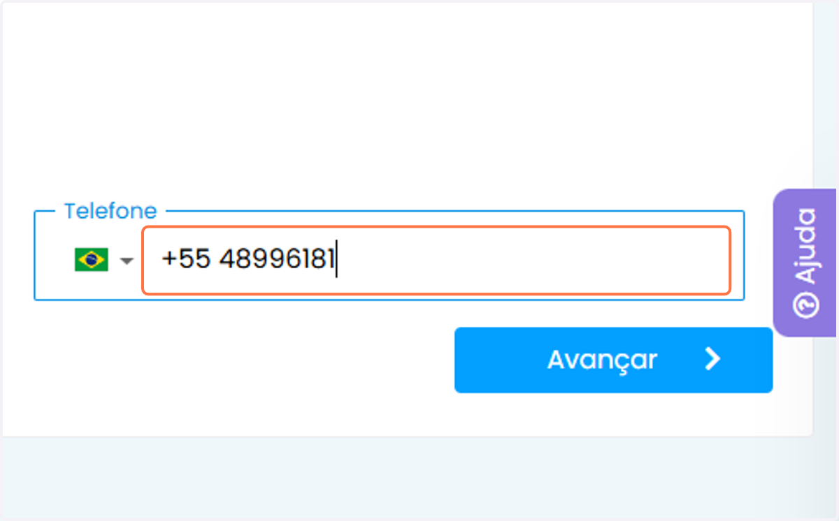 Número de telefone