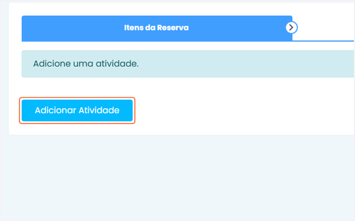 Clique em Adicionar Atividade