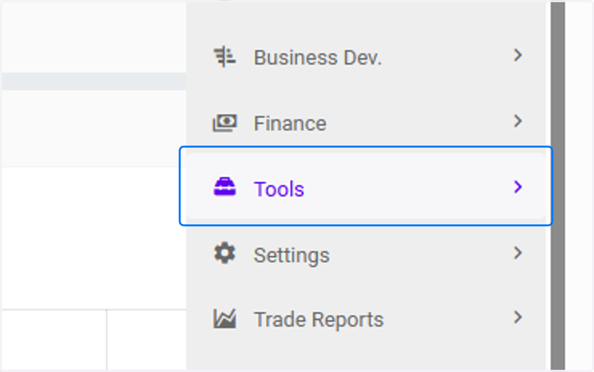 Click on Tools