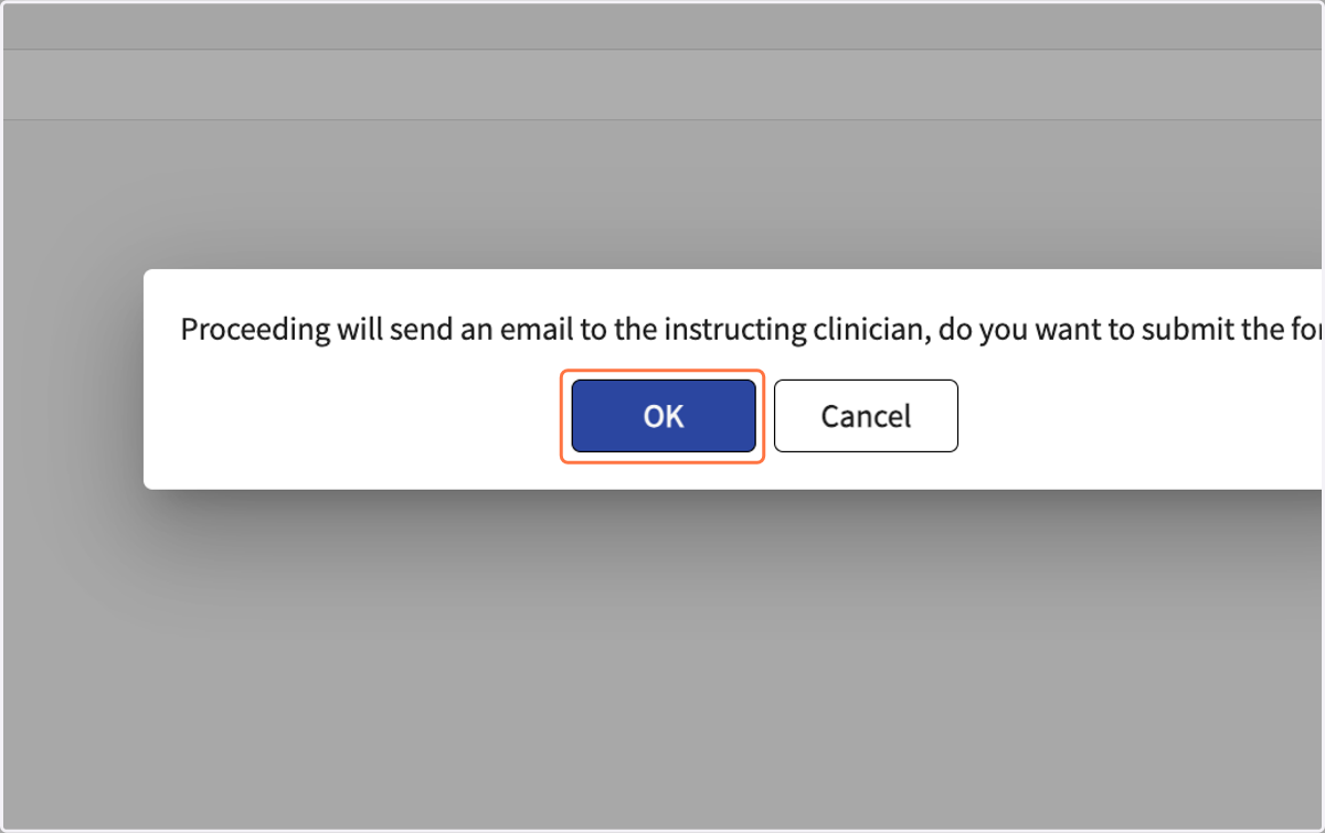 Click on OK. This will send an email with a link to your Field Instructor and Site Supervisor.
