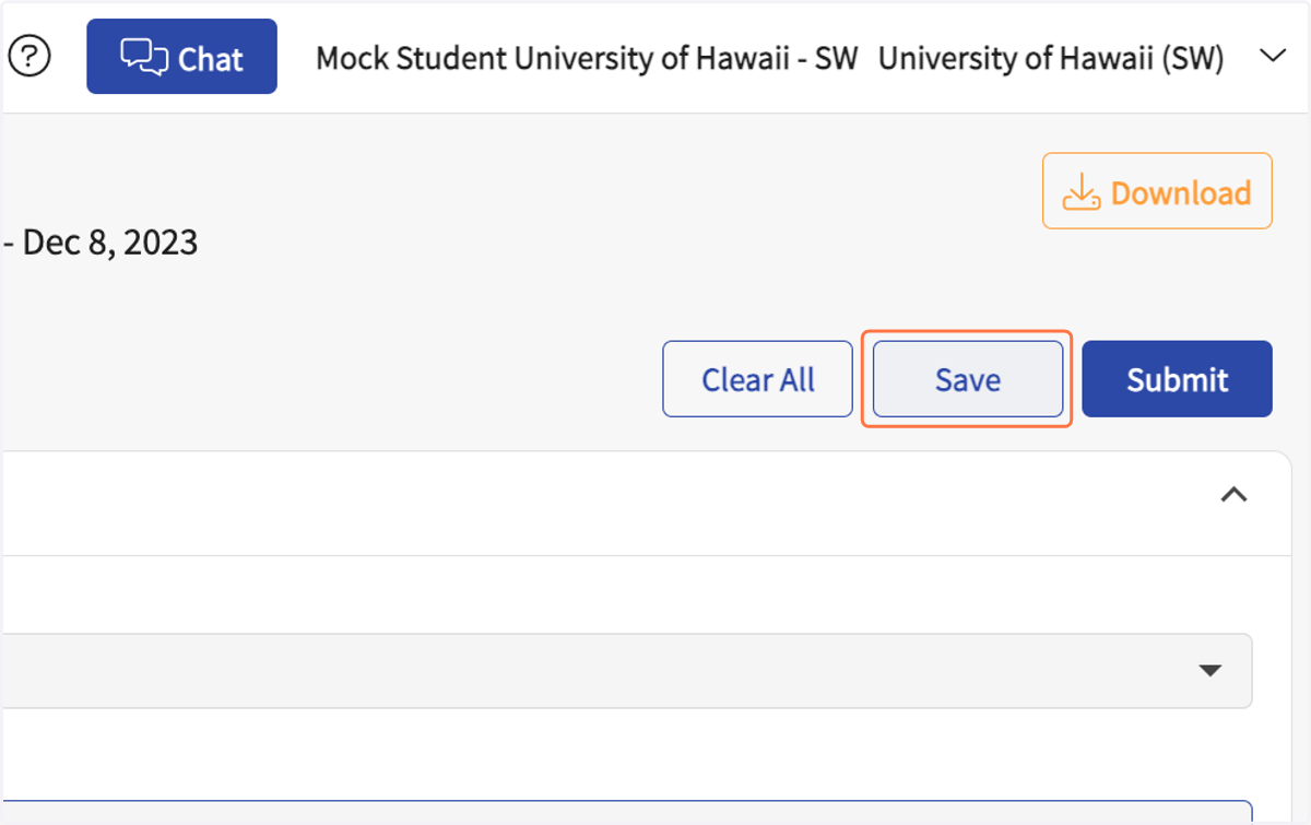 Click on Save