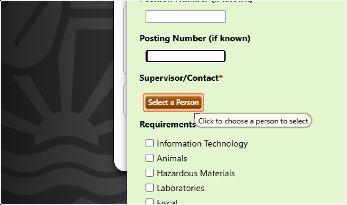 Click on Select a Person