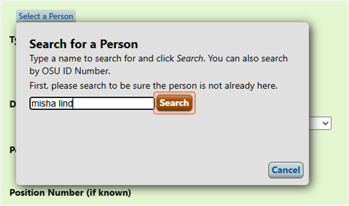 Click on Search