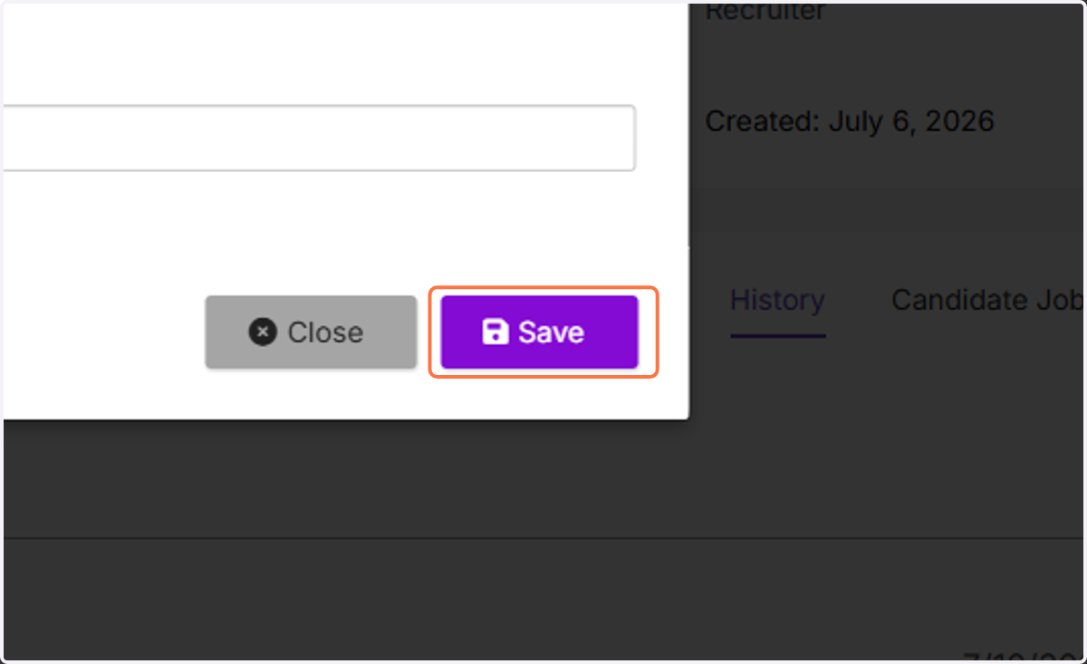 Click on Save