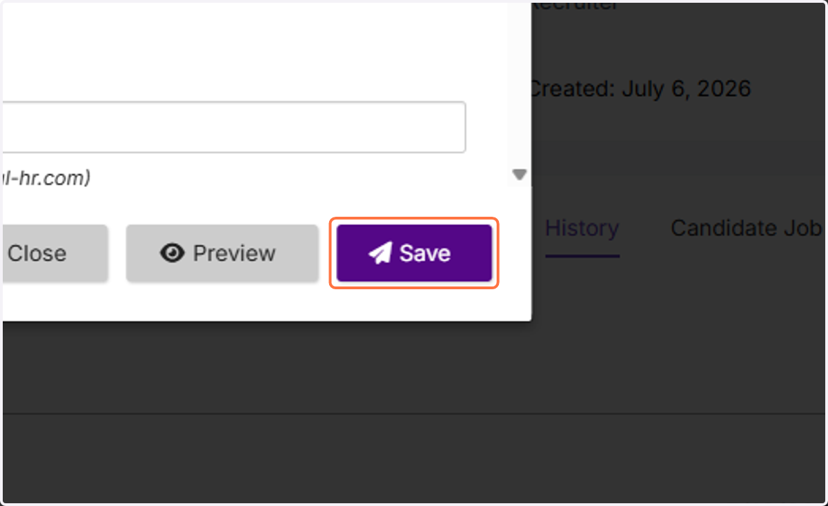 Click on Save