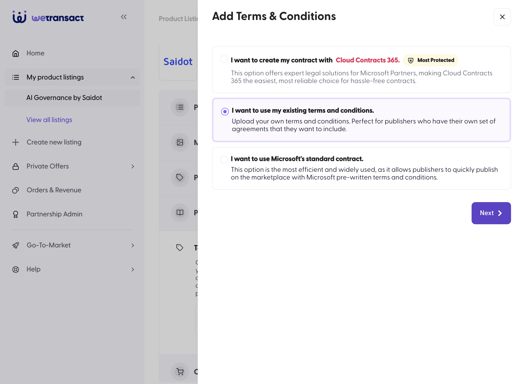 Step 2 screenshot