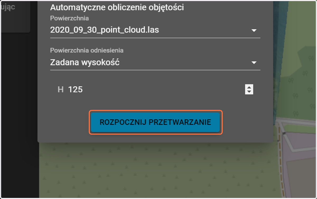 Kliknij "Rozpocznij przetwarzanie".