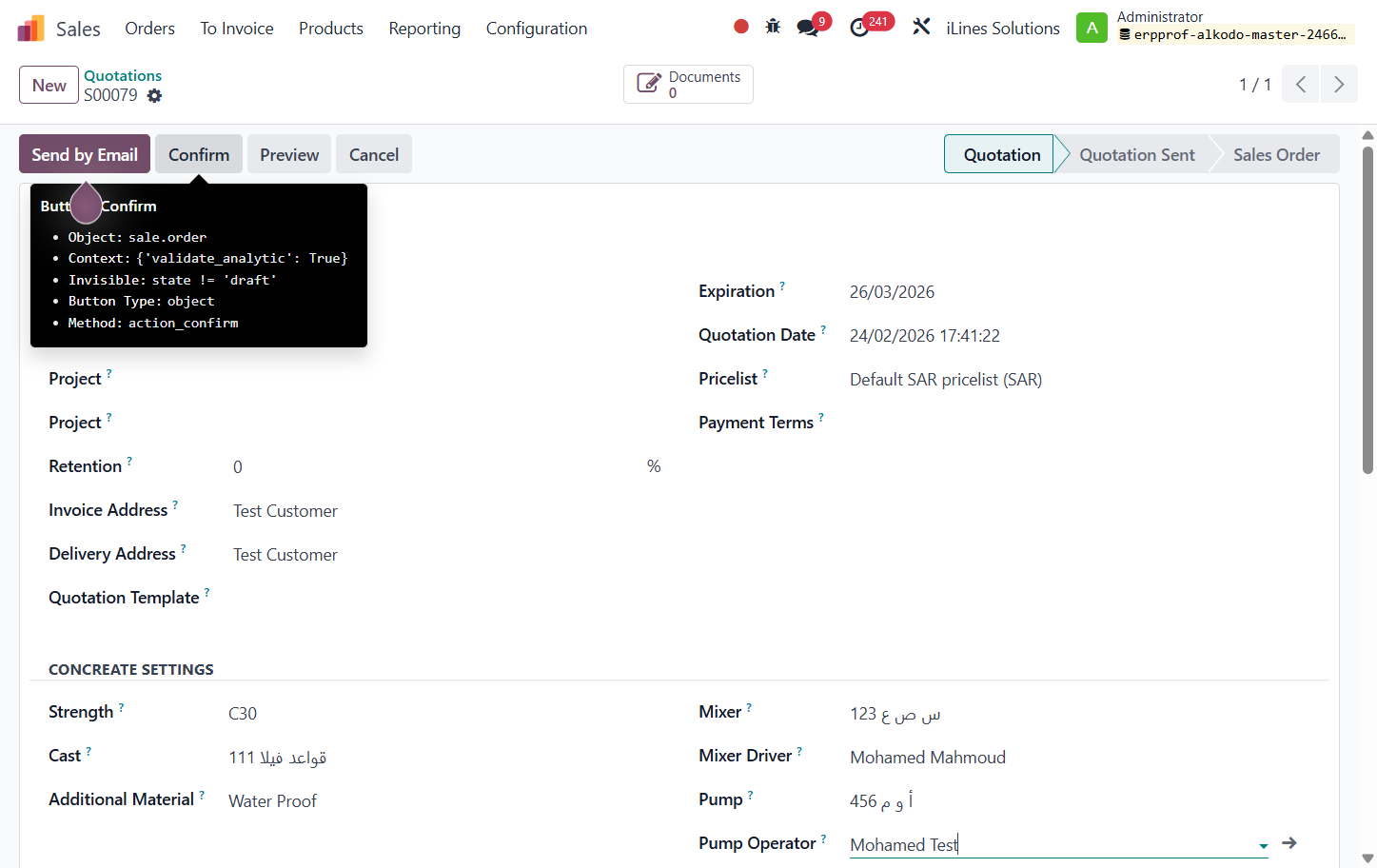 Click on Confirm