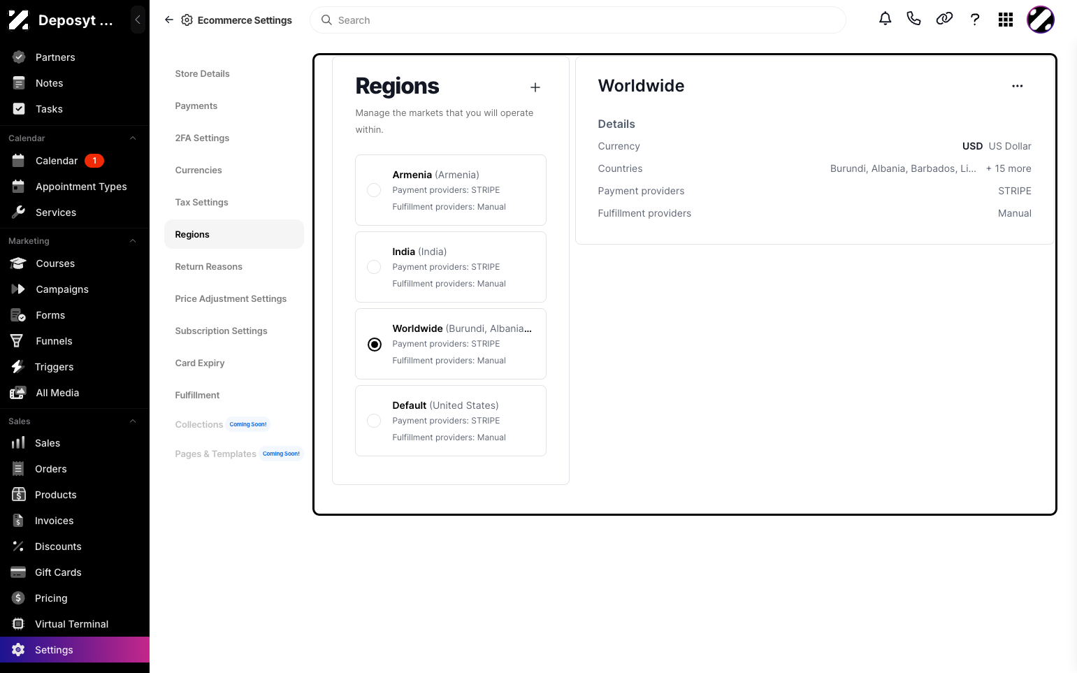 Step 3: Then click on Return Reasons.