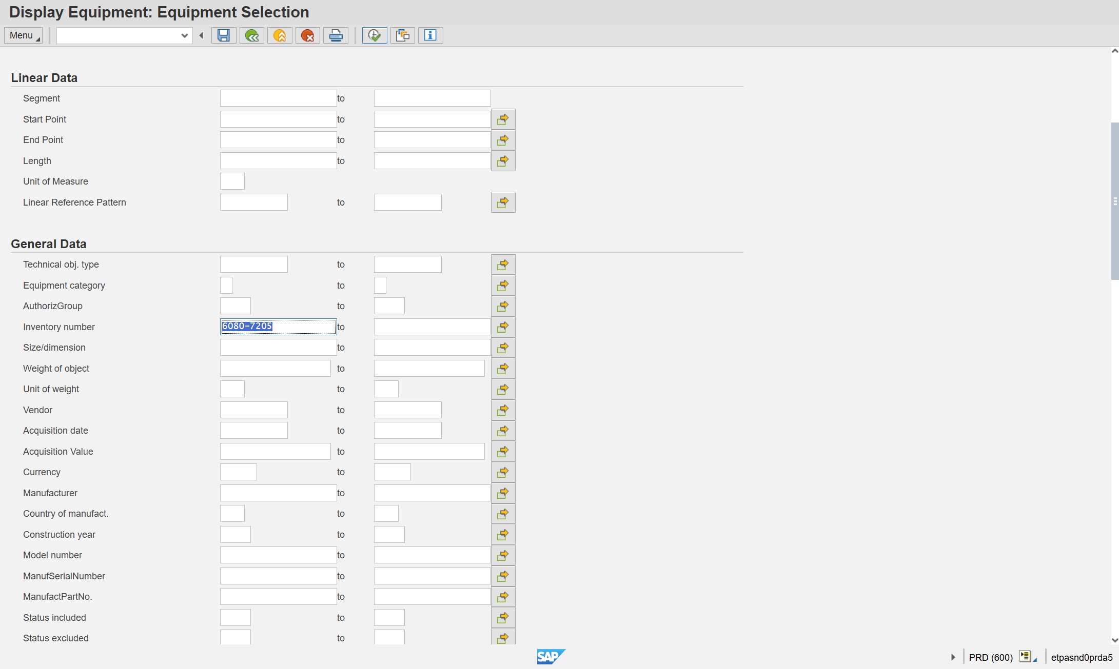 Click on "execute."