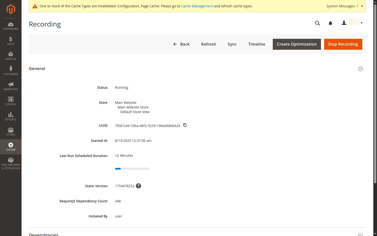 Wait until some dependencies are captured
