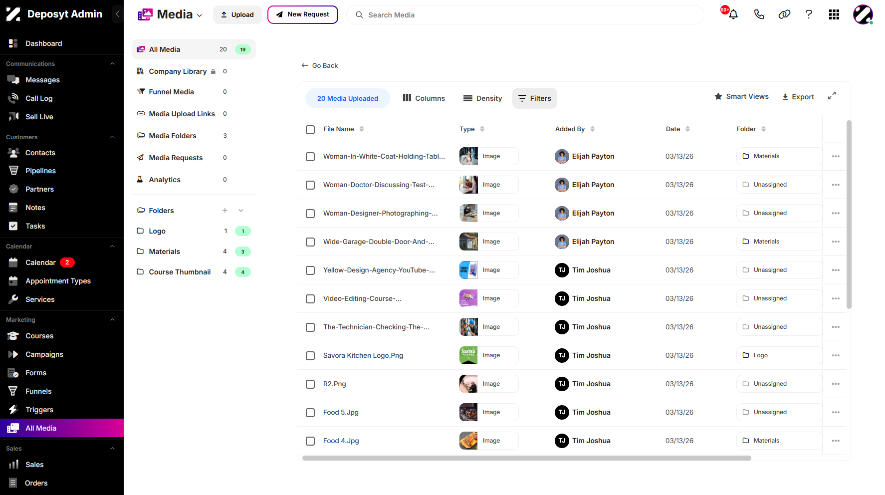 Step 5: Click the Filters button located above the media preview to proceed.