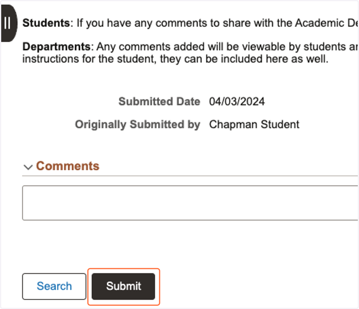 Click Submit