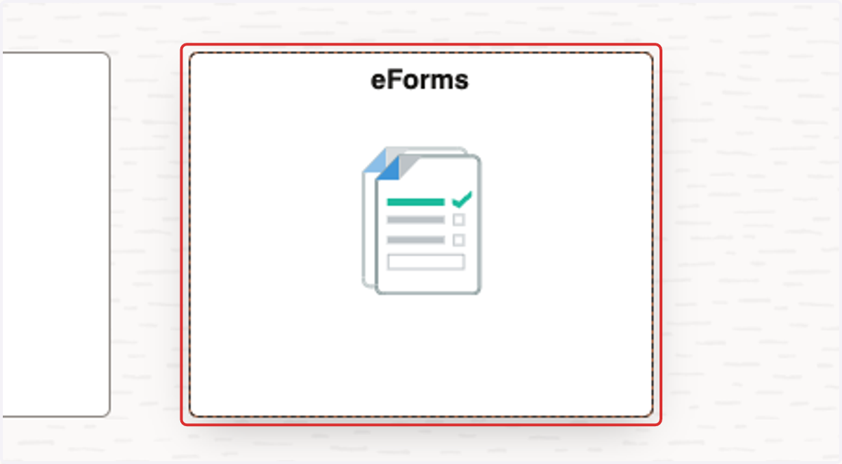 Click on eForms