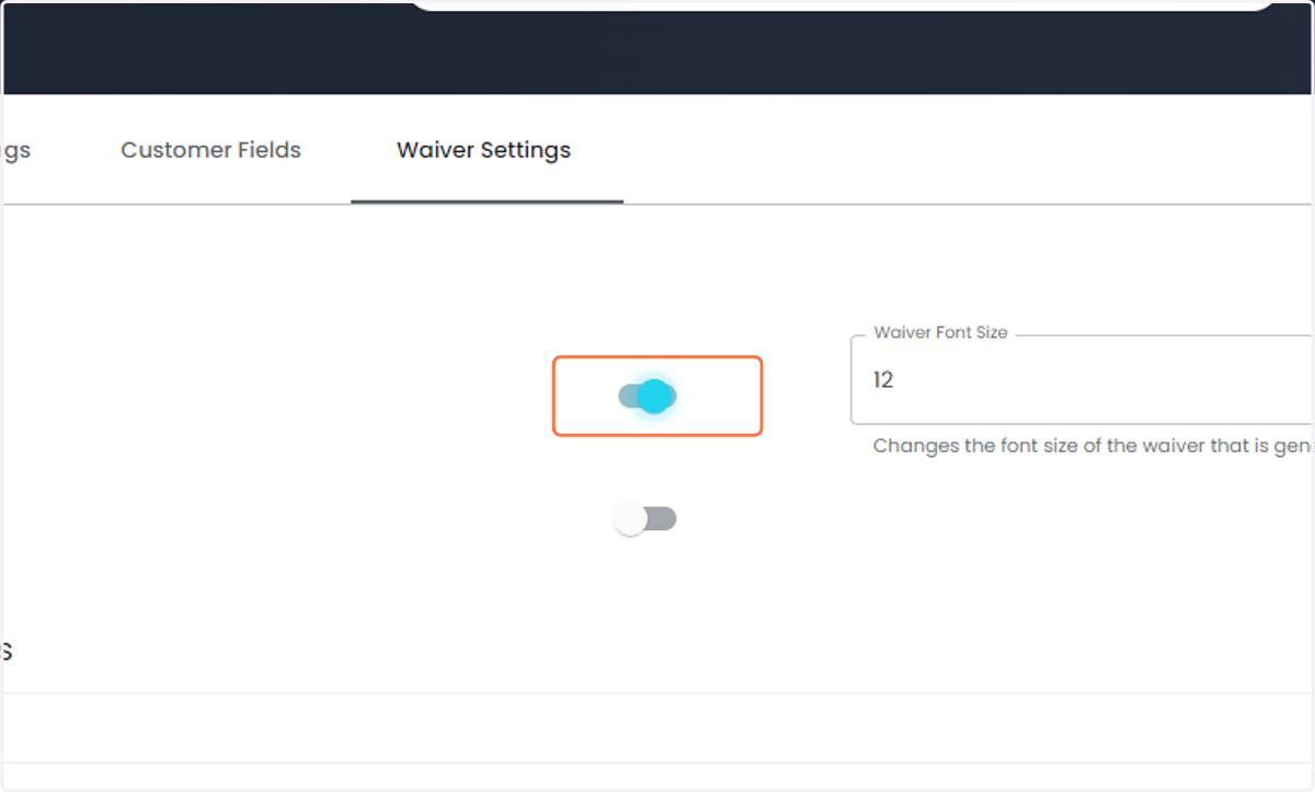 Enable the Waiver Step (If your business will collect through registration)