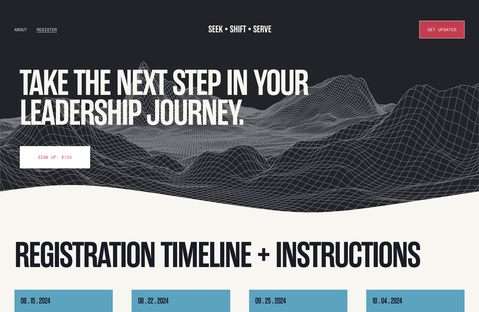 Click on SIGN UP: 8/11